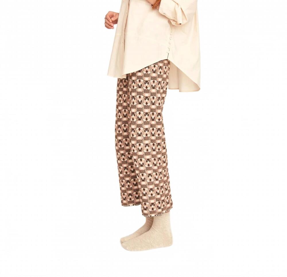 NEW MIRTH dover knit pants in brown